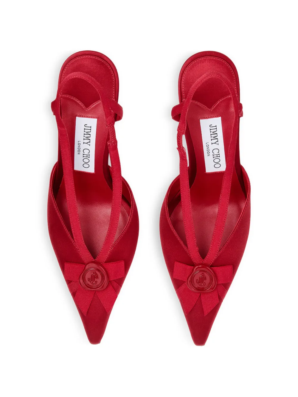Jimmy Choo Faya 95 Pumps in Red, view 3