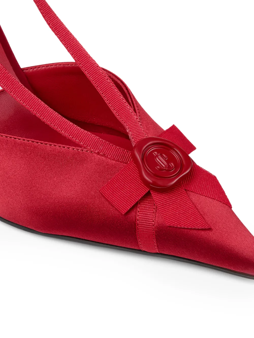Jimmy Choo Faya 95 Pumps in Red, view 5