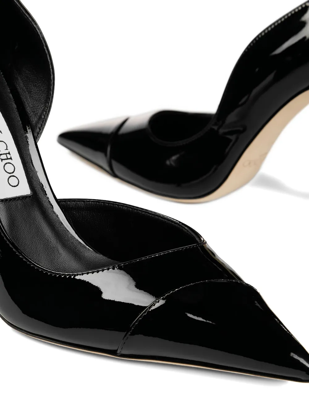Jimmy Choo Women Brigitte Patent Leather Pumps In Black