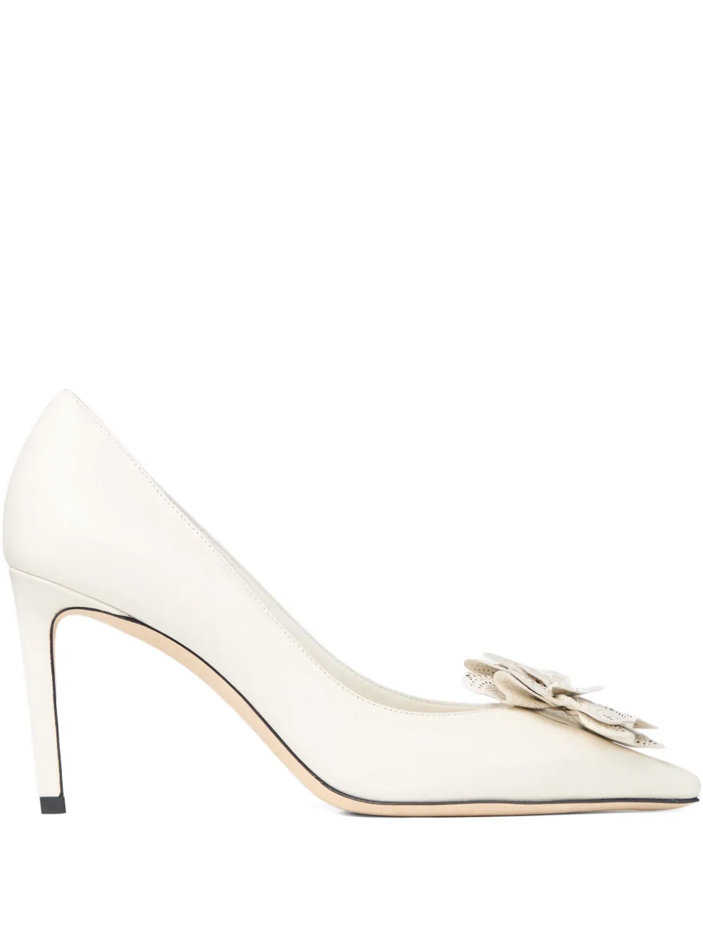 Jimmy Choo 85 mm Mimmi pumps met bloemapplicatie Beige