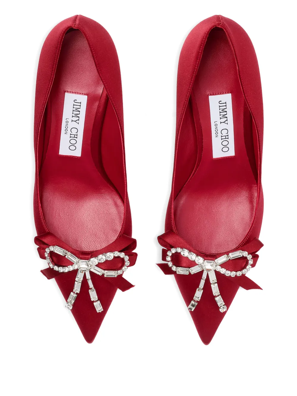 Jimmy Choo Pointed-toe High Heels In Red