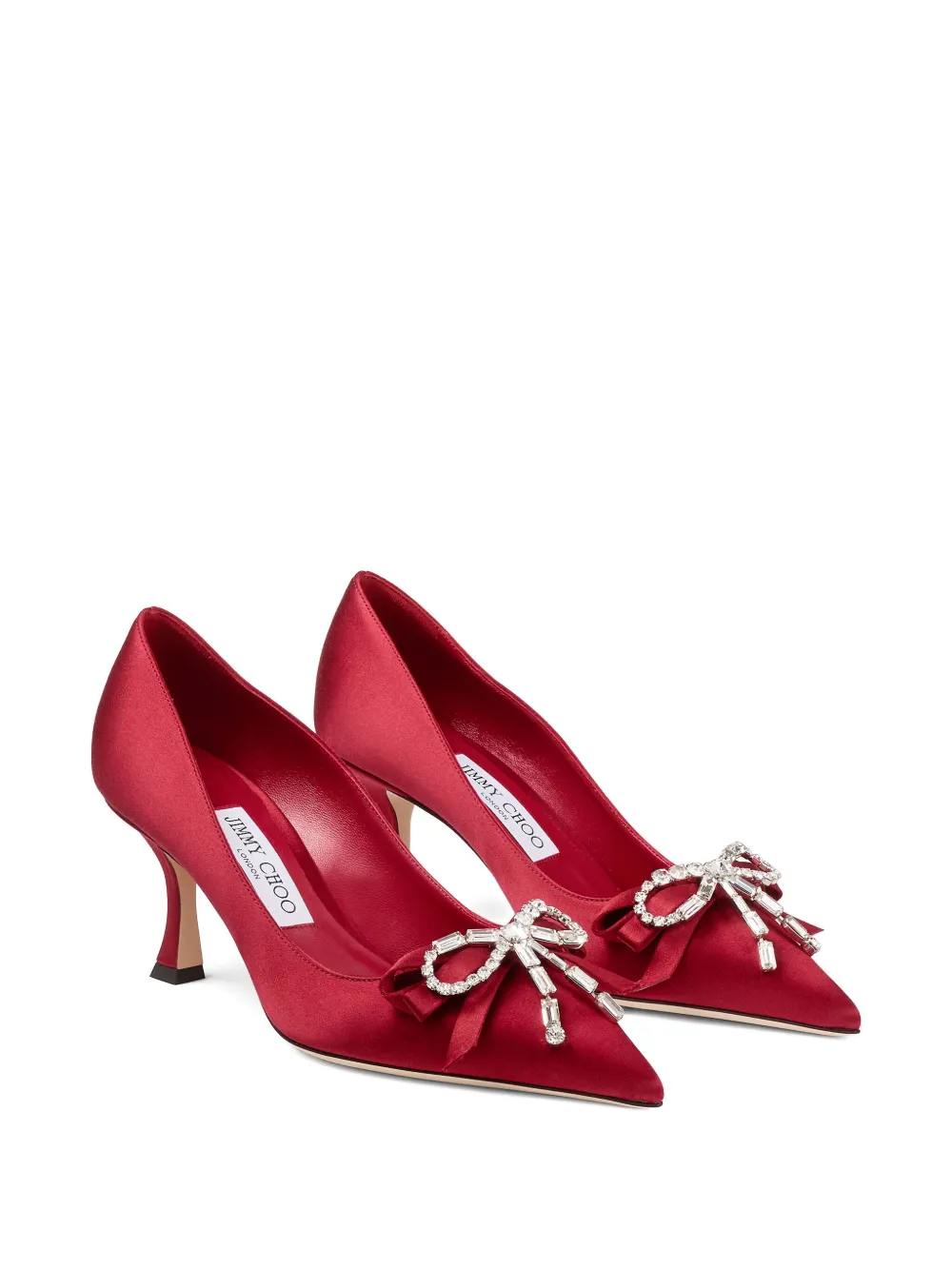 Jimmy Choo Pointed-toe High Heels In Red
