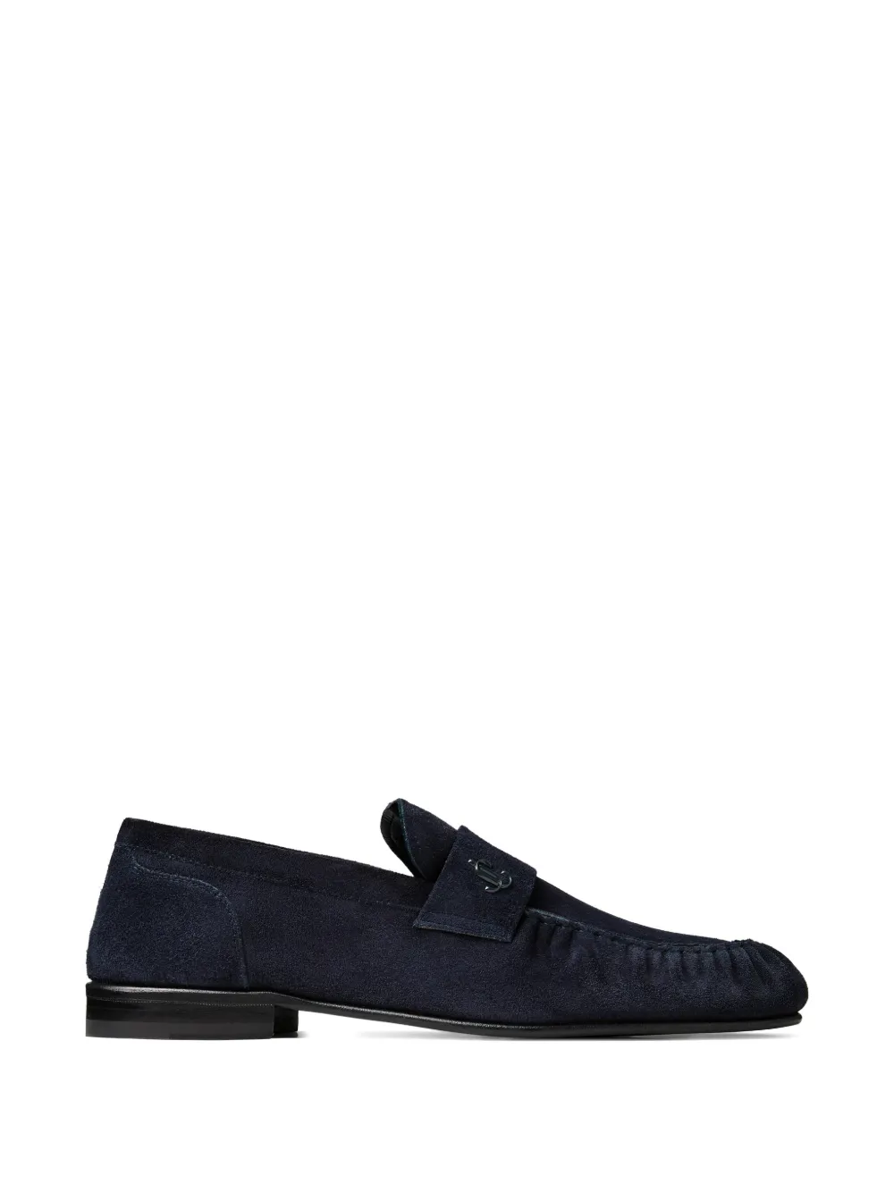 Jimmy Choo Ellis logo embellished loafer - Blue