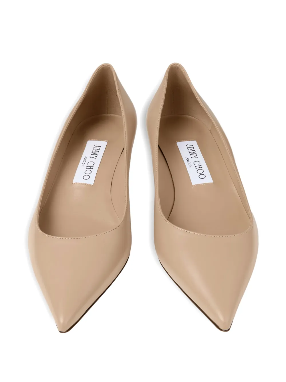 Jimmy Choo Amelia pumps met puntige neus Beige