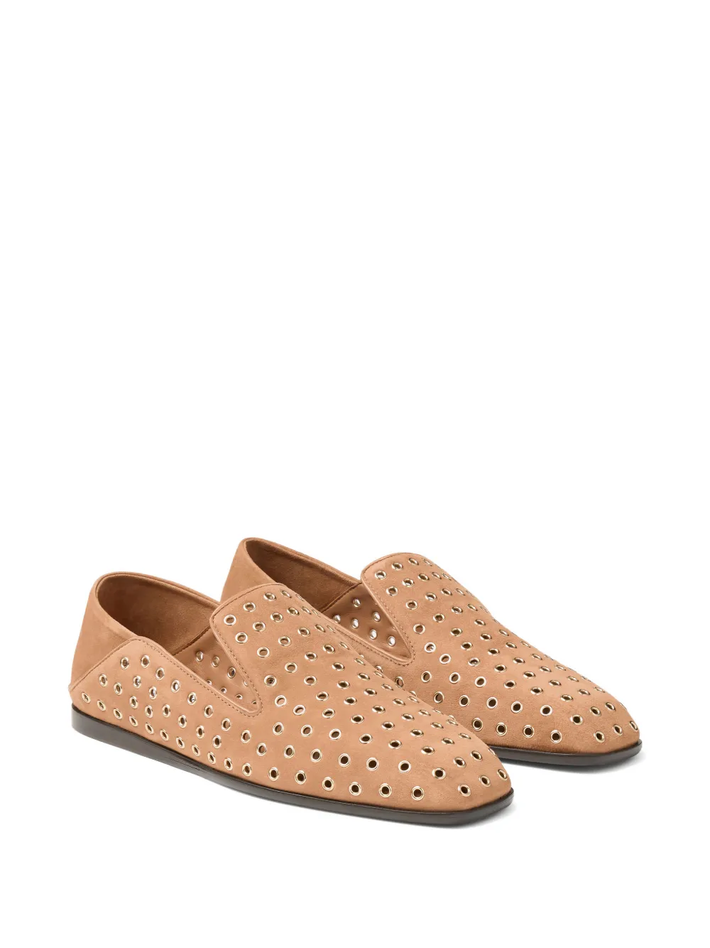 Jimmy Choo Eliot metal-eyelet loafers Bruin
