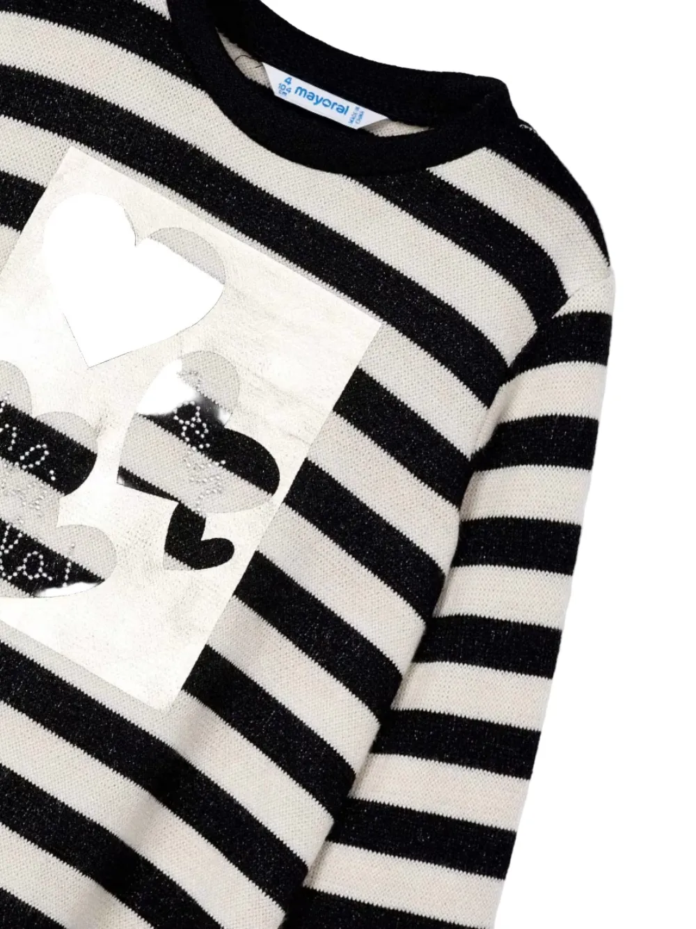 Mayoral Midi-jurk met lange mouwen Zwart