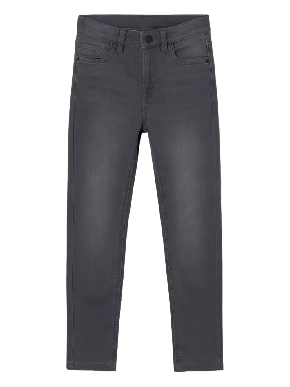 Mayoral logo-patch jeans - Grigio