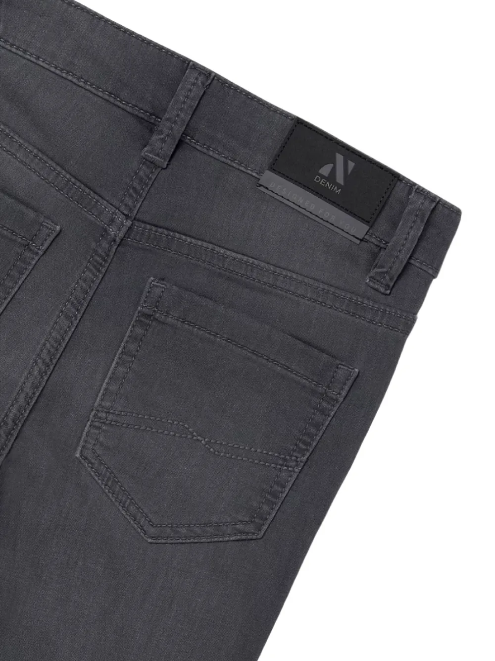 Mayoral Jeans met logopatch Grijs