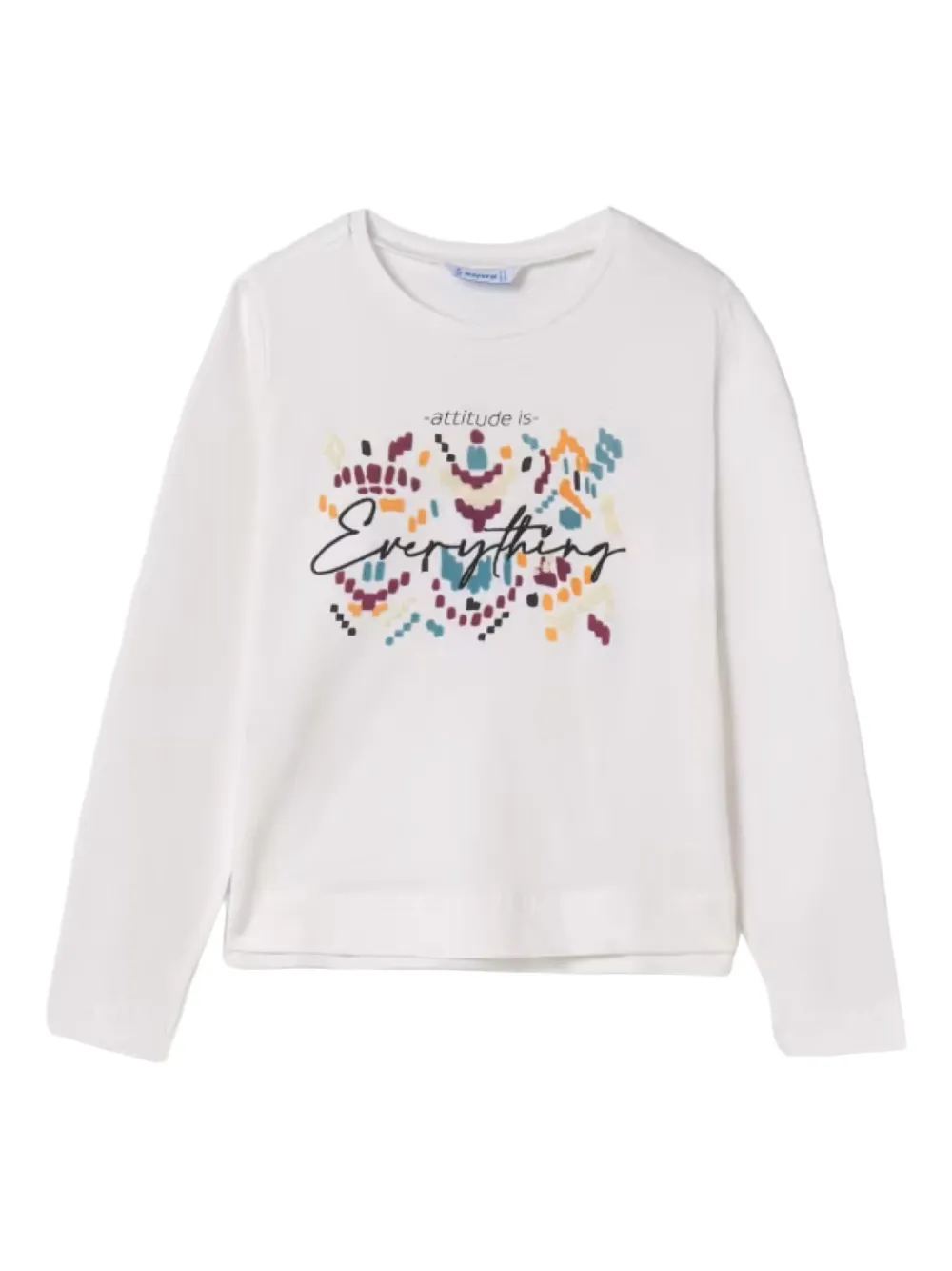 Mayoral long-sleeve T-shirt - Bianco