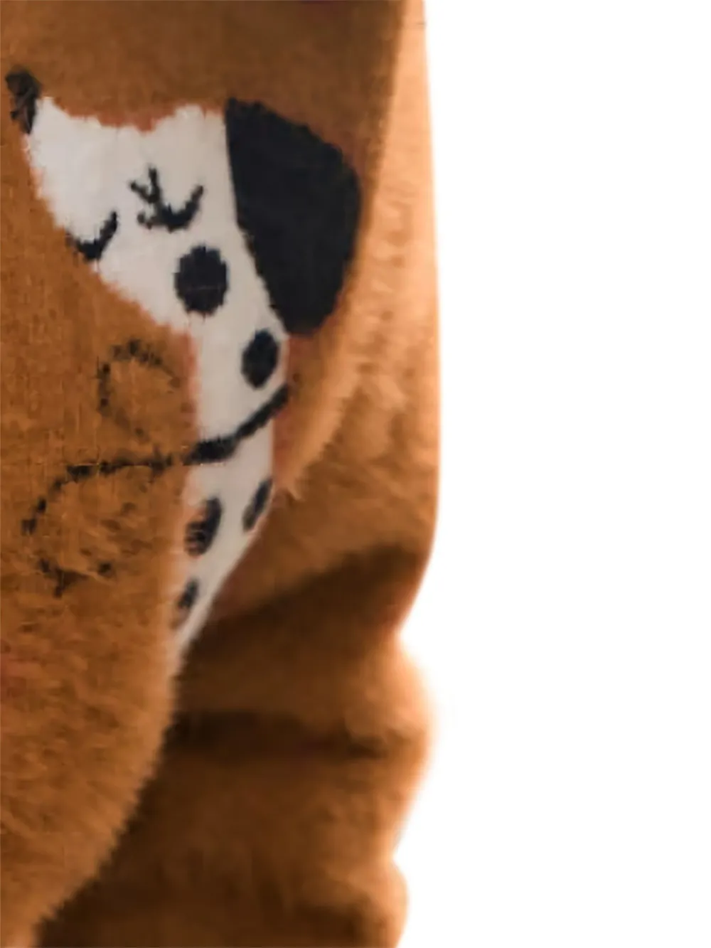 Mayoral Intarsia trui met puppy Bruin