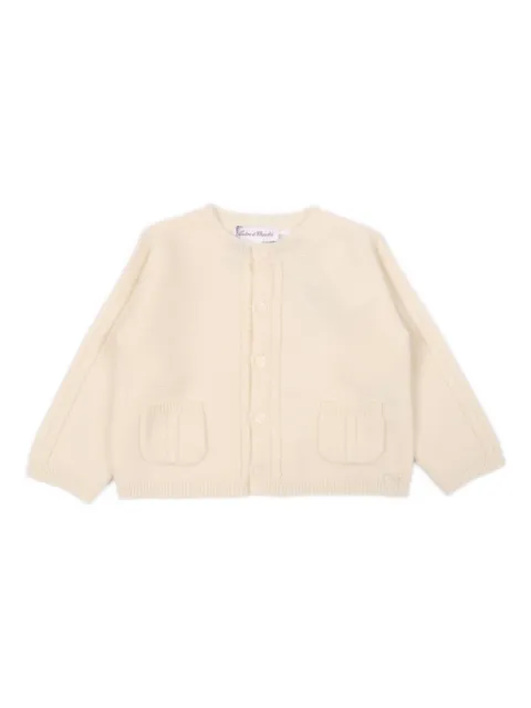 Tartine Et Chocolat cable-knit pocket cardigan