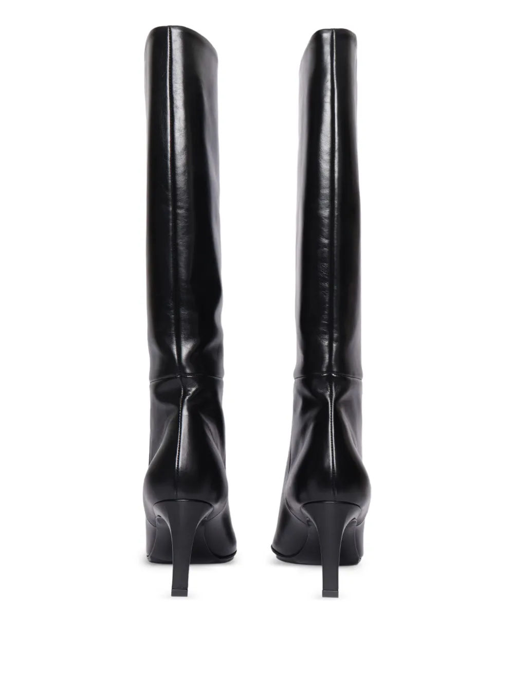 Sergio Levantesi 56 mm Ginevra leren laarzen Zwart