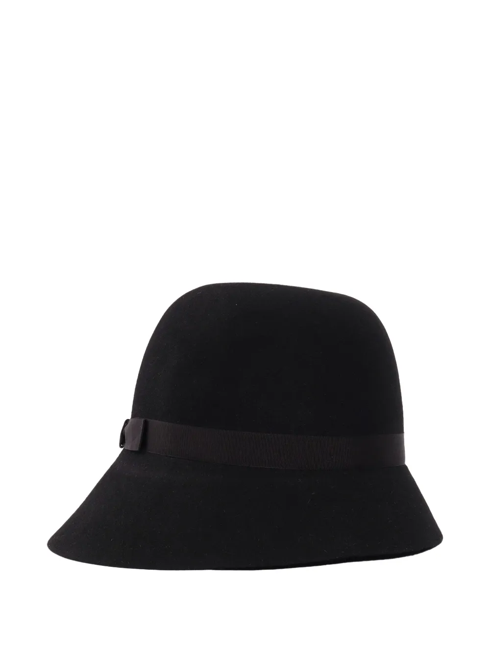 Borsalino Nina asymmetric hat - Nero