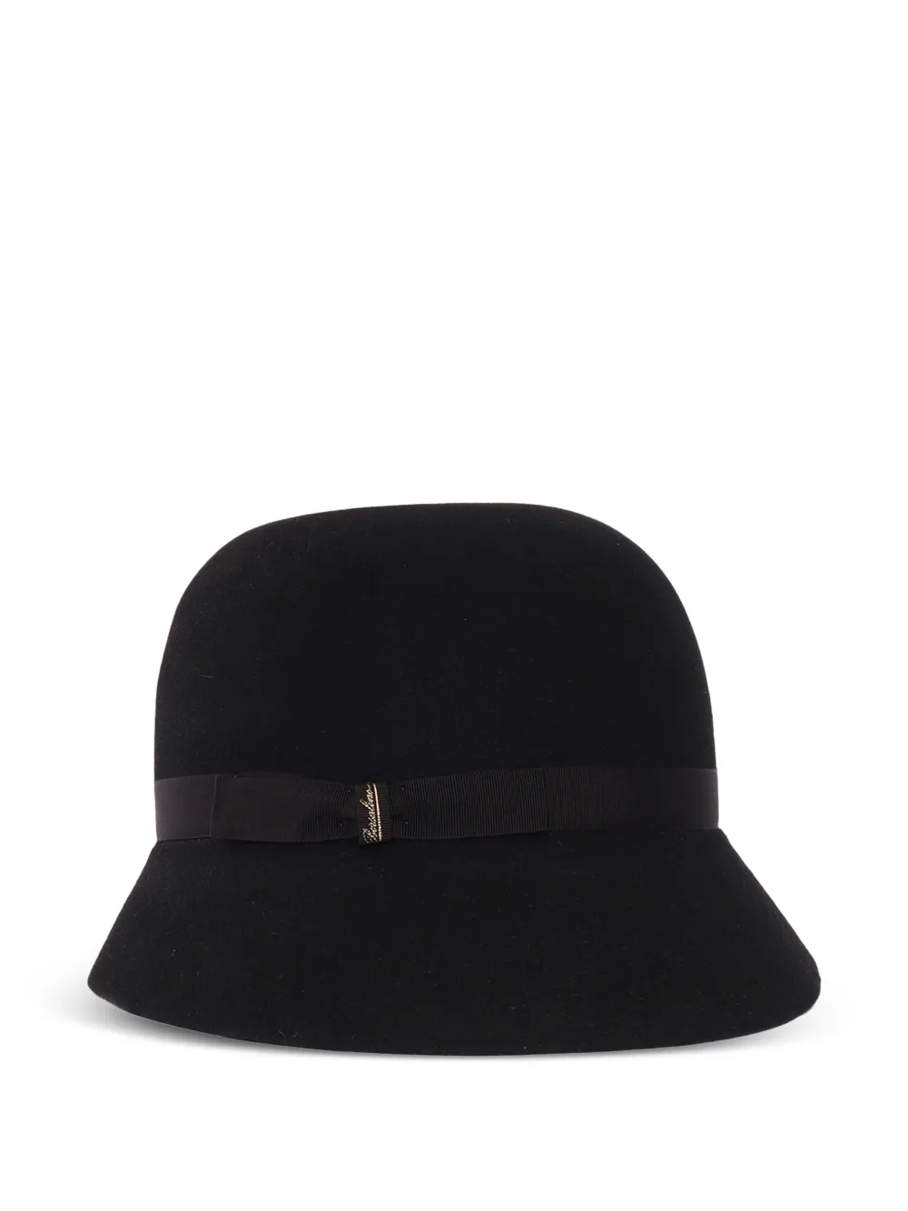 Borsalino Nina asymmetrische hoed Zwart