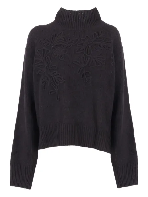 Ermanno Scervino embroidered high-neck sweater