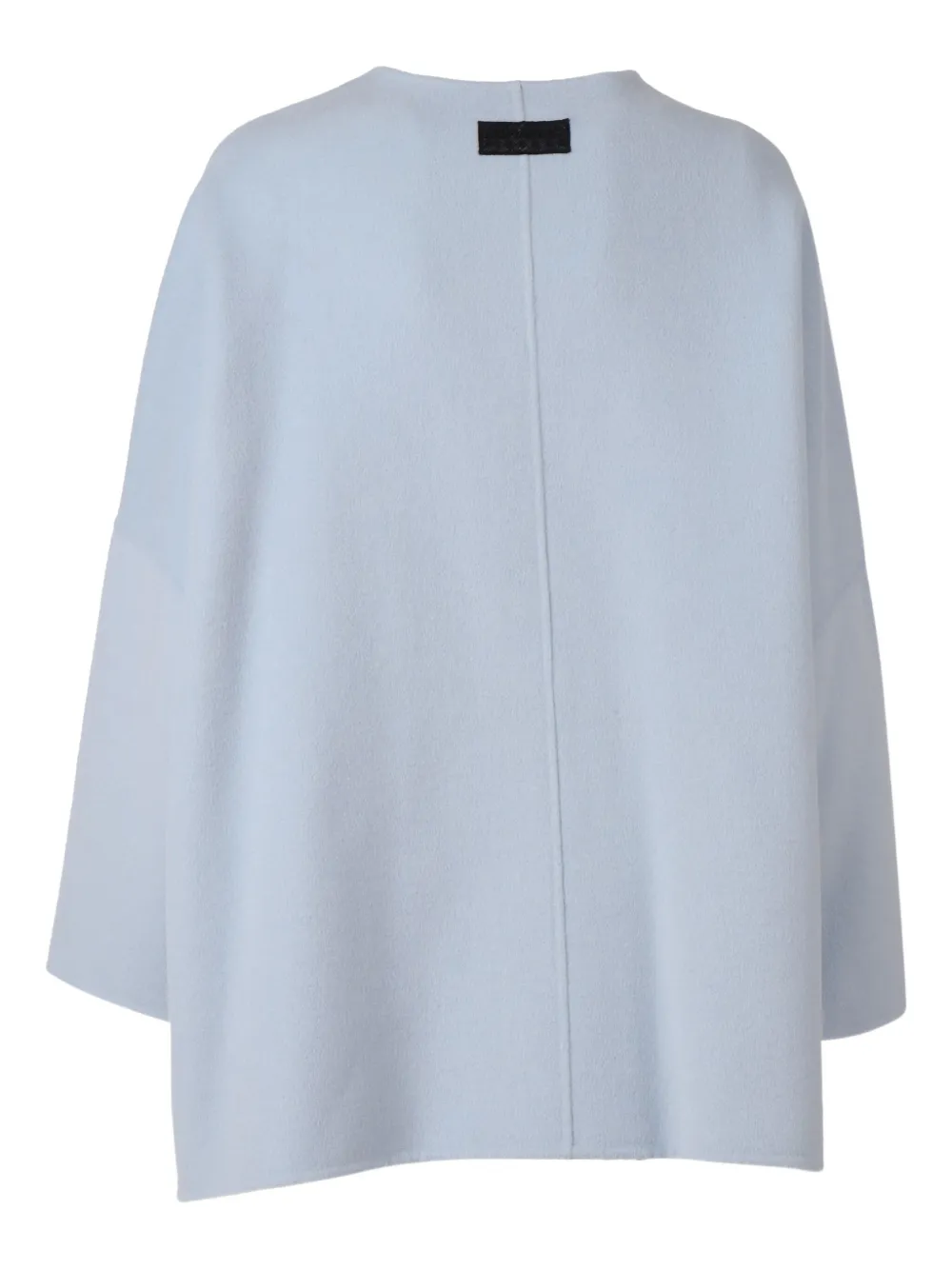 Ermanno Scervino Scarf-style Wide-sleeved Casual Jacket In Blue