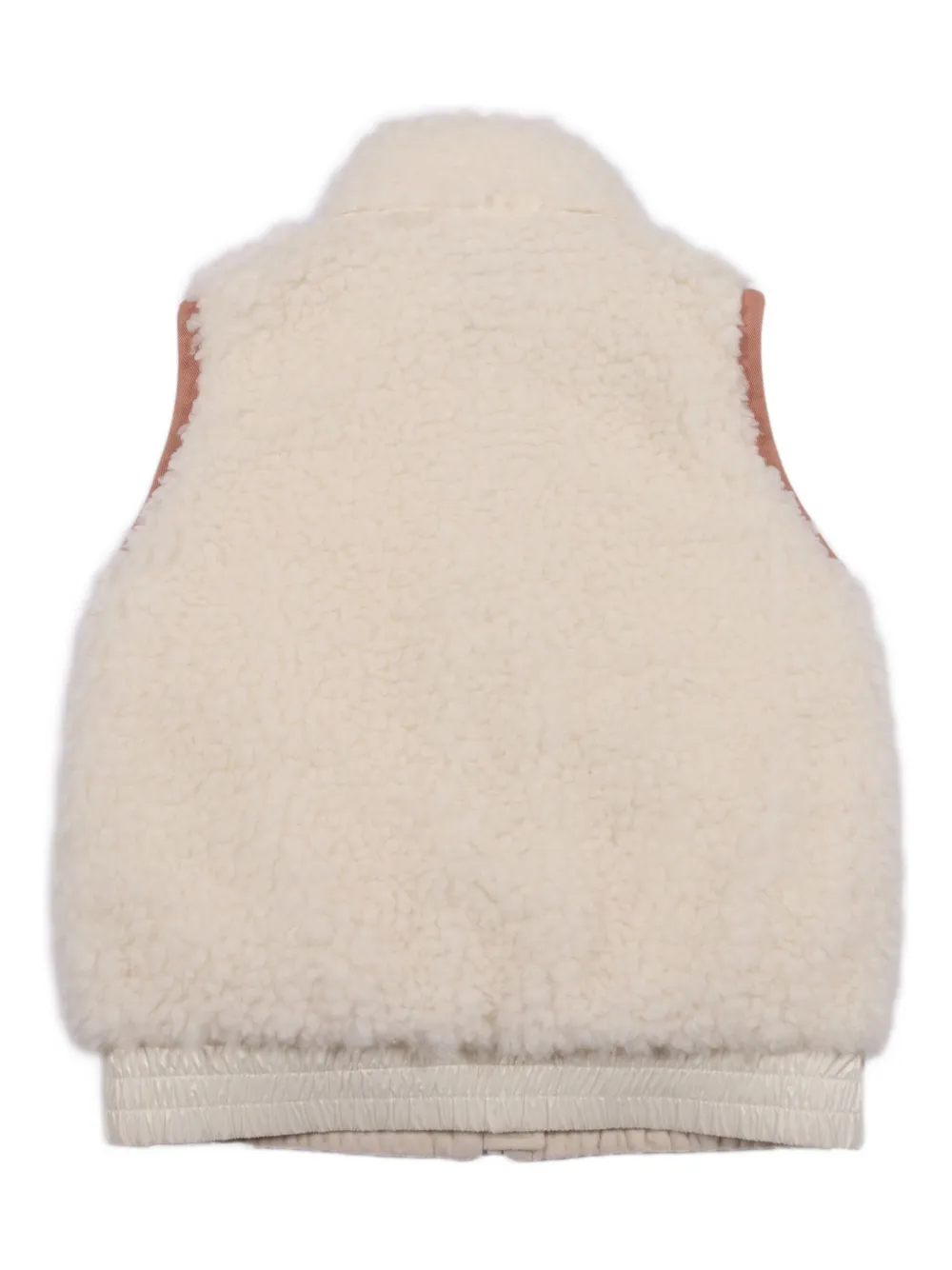 Moncler Grenoble sherpa panelled vest | Girls Waistcoats & Gilets | Image 2
