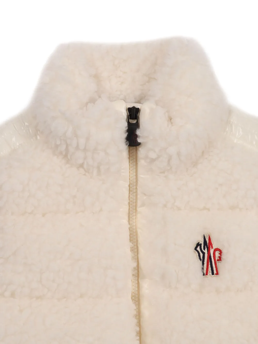 Moncler Grenoble Sherpa gilet met vlakken Wit