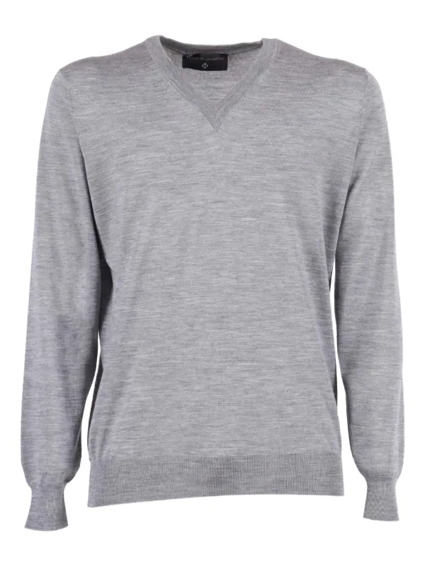 I*a様 FILIPPO DE LAURENTIIS Vネックセーター Filippo De Laurentiis Vネック セーター | グレー | FARFETCH JP