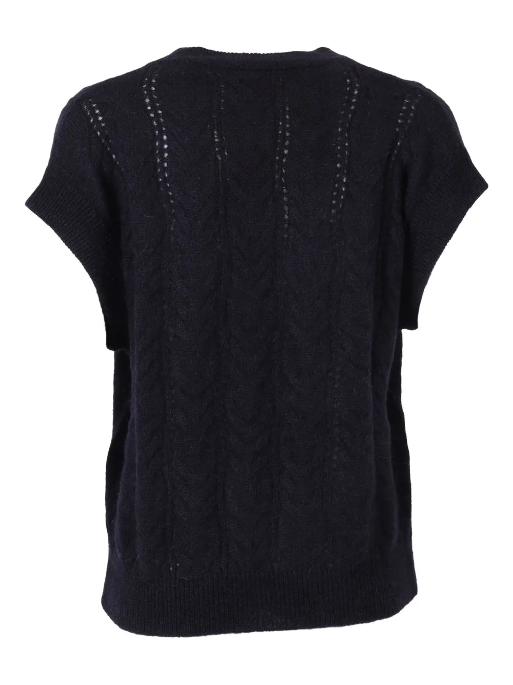 Filippo De Laurentiis V-neck Vest In Blue
