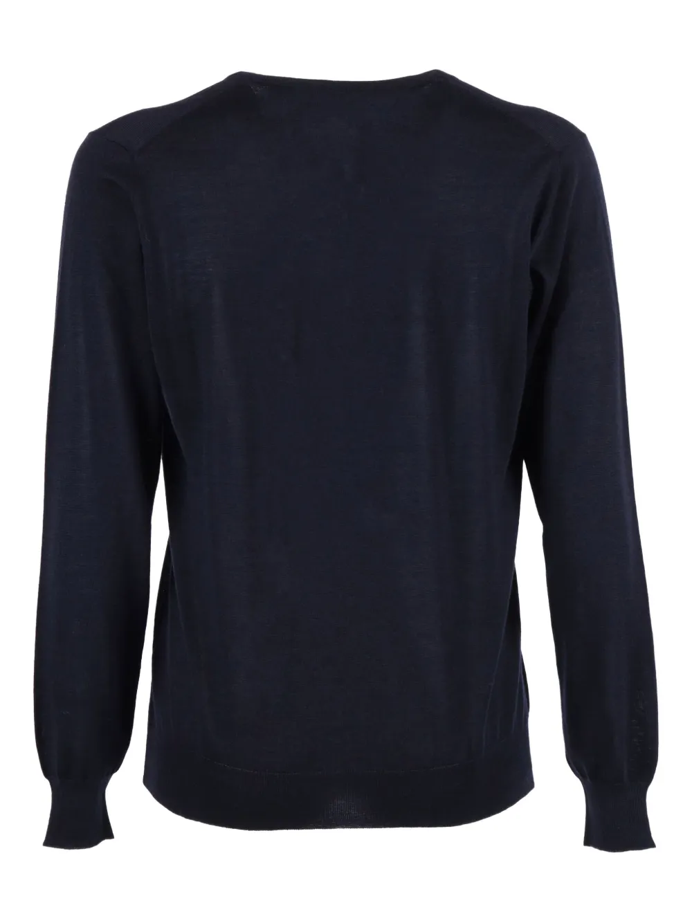 Filippo De Laurentiis V-neck long-sleeve sweater - Blauw