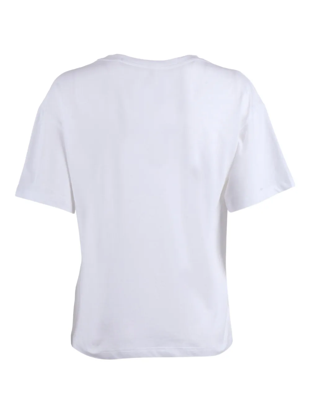 Ermanno Scervino Verfraaid T-shirt met korte mouwen Wit