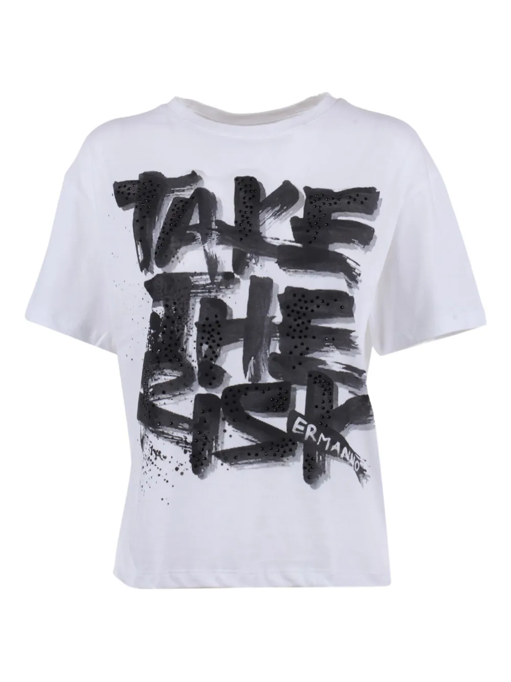 Ermanno Scervino embellished short-sleeve T-shirt - Bianco