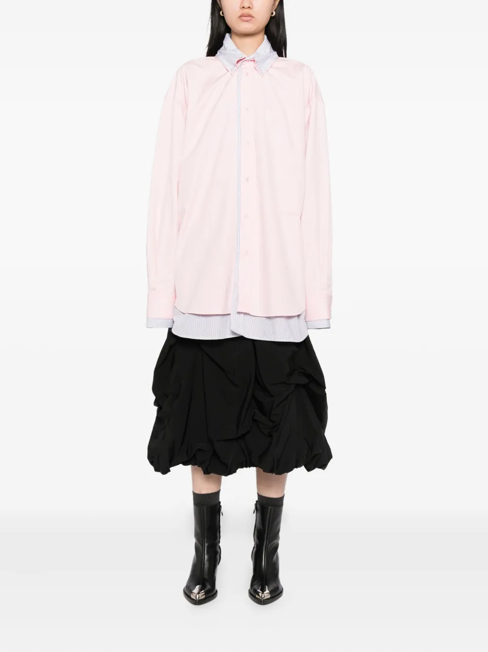 ALAINPAUL Gelaagd T-shirt - Roze