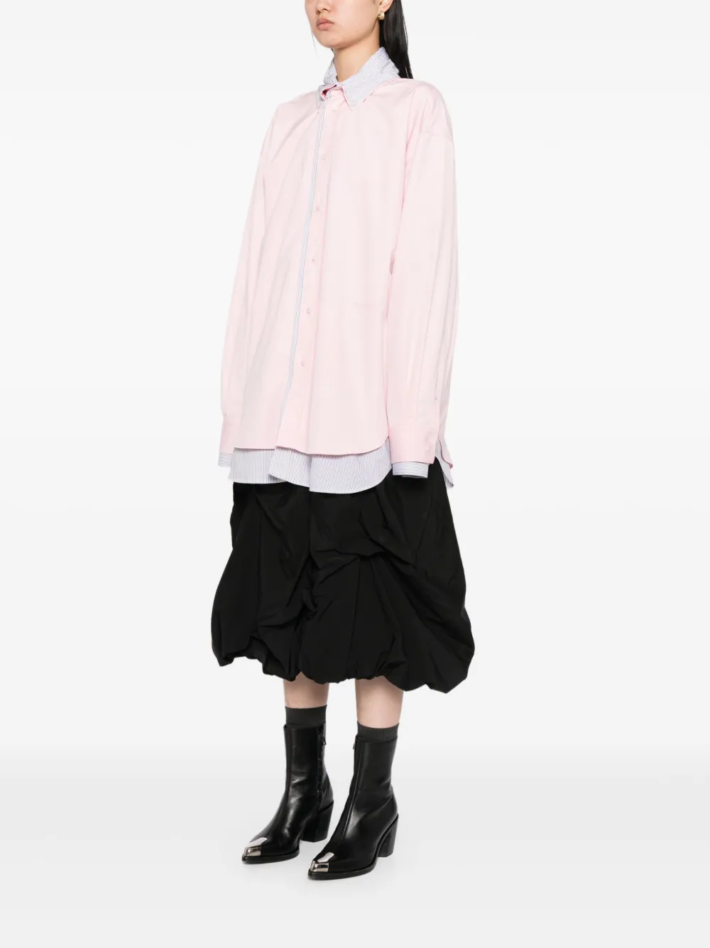  Alainpaul Layered Shirt - Pink 