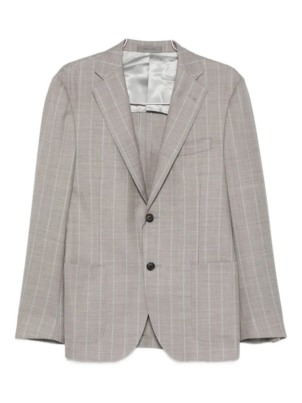 Corneliani pinstripe-print buttoned suit | gris | Image 1