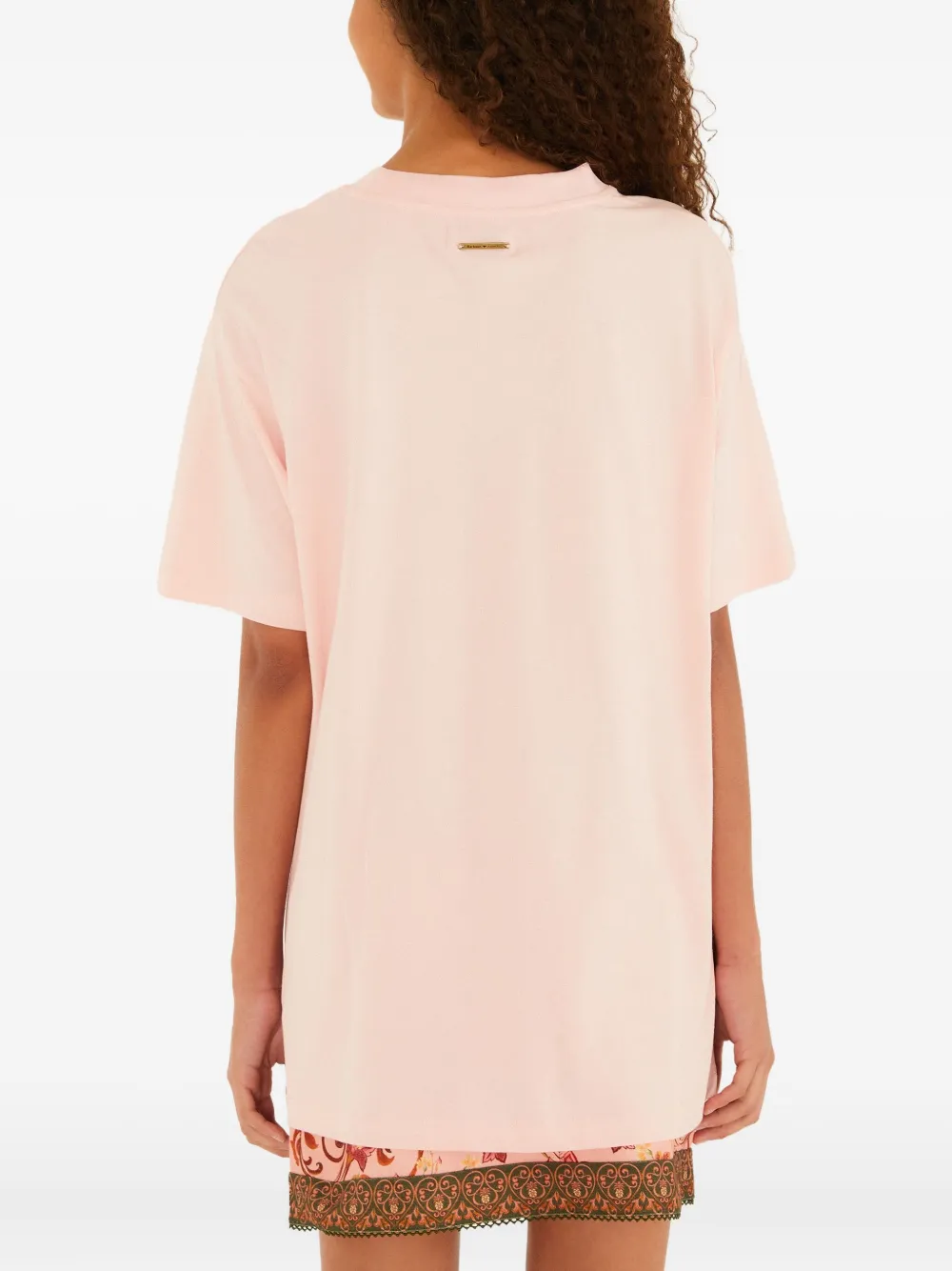 Farm Rio X Barbour Maria Clara Graphic-print T-shirt In Pink
