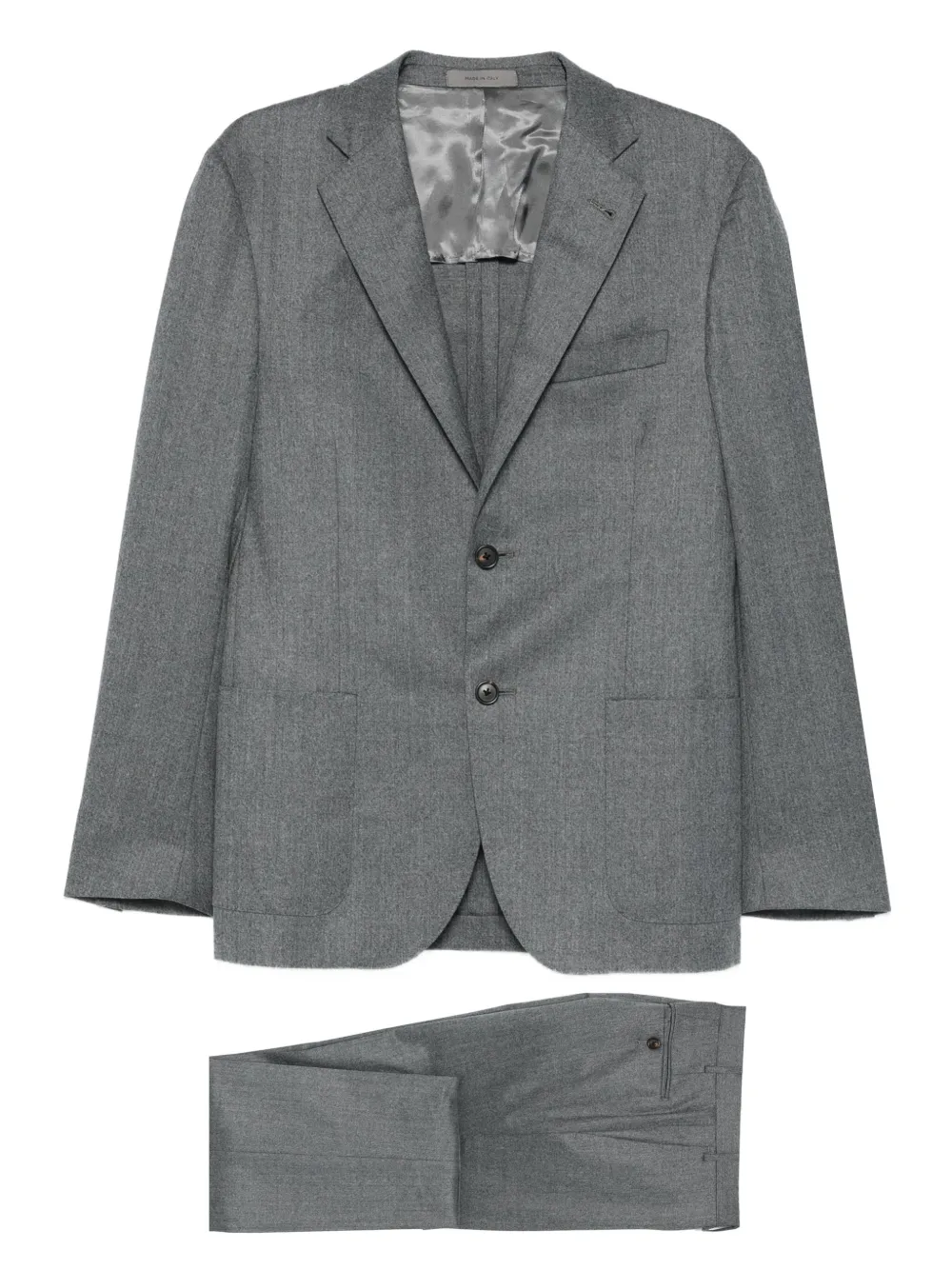 Corneliani blazer à revers crantés | gris | Image 1
