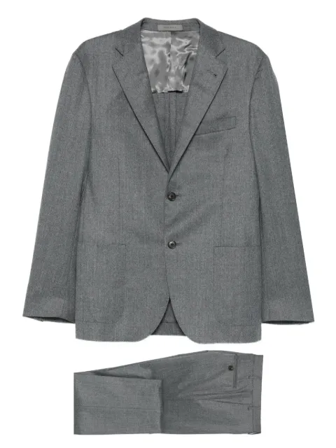Corneliani blazer à revers crantés
