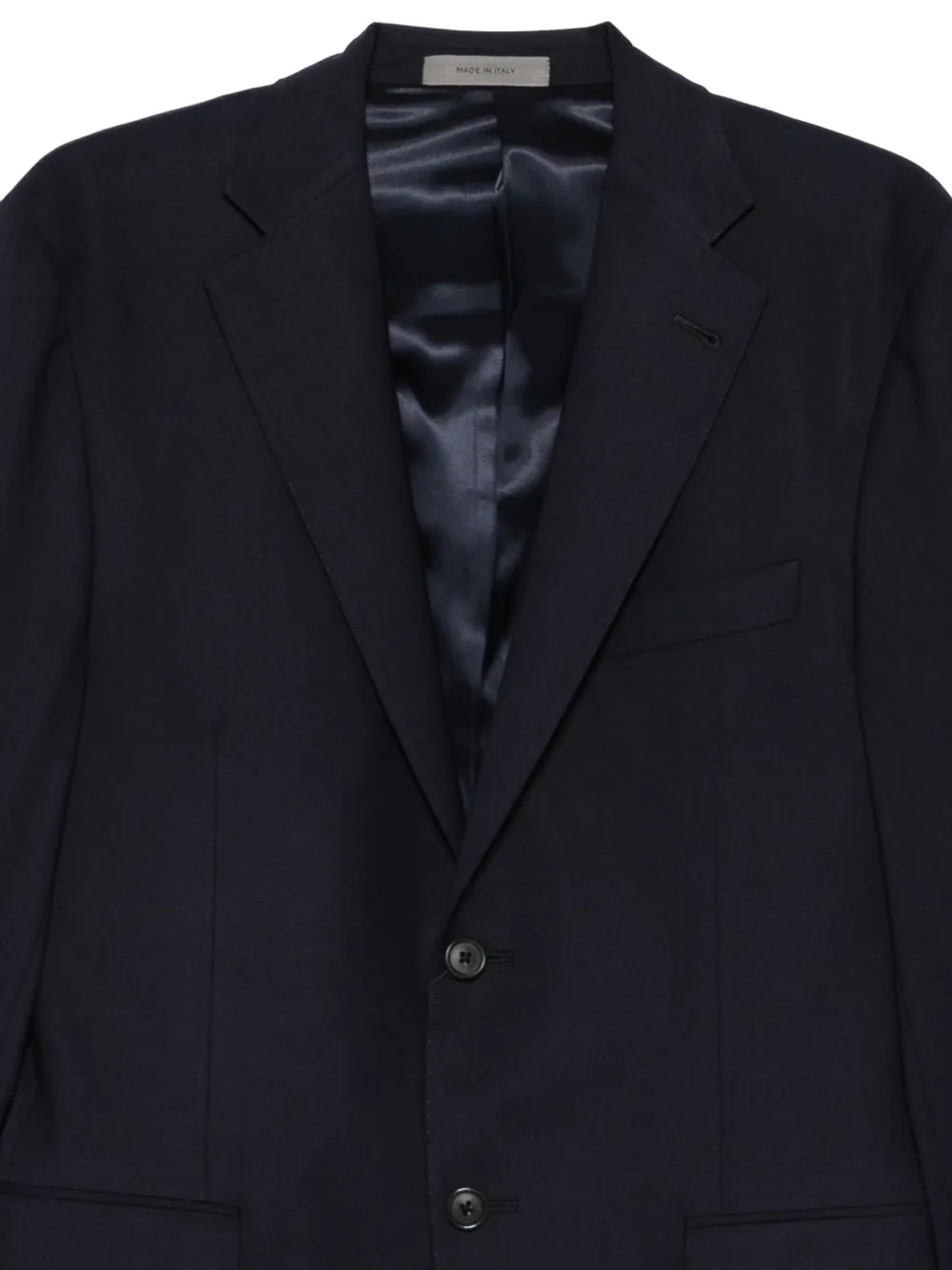 Corneliani Blazer met bewerkte revers Blauw