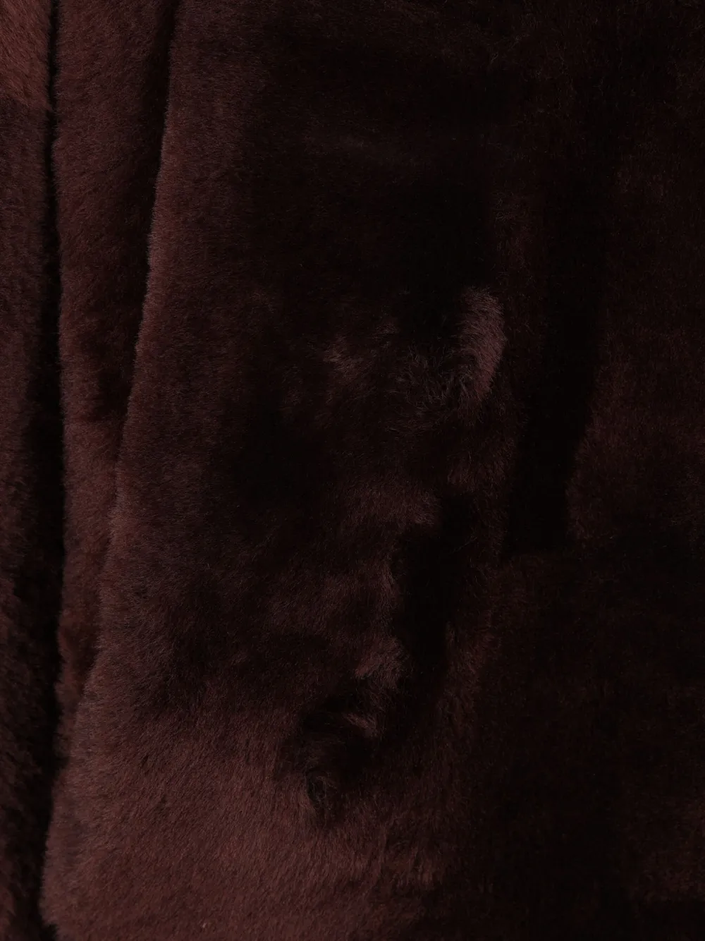 Yves Salomon Button-fastening Coat In Burgundy