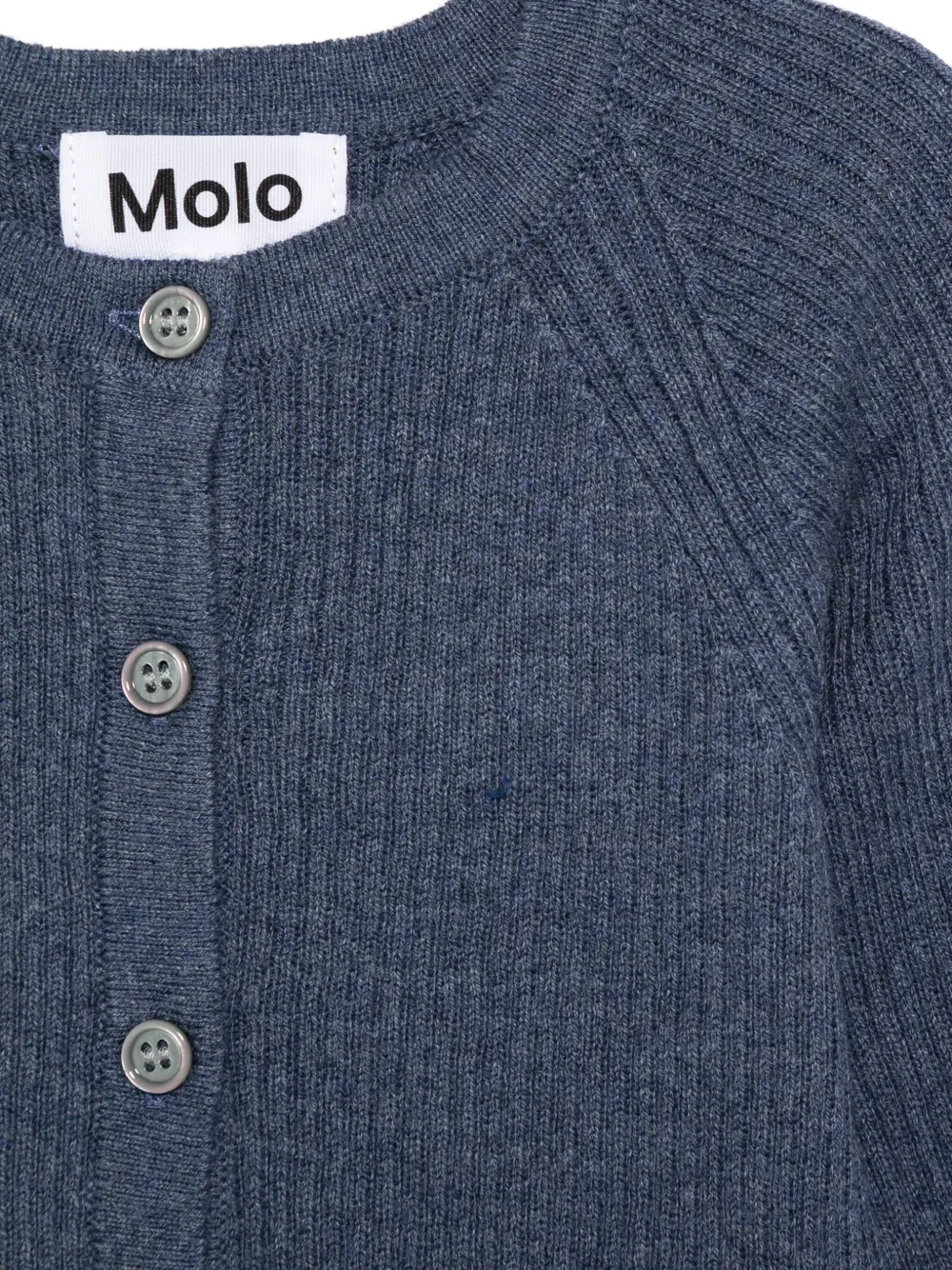 Molo Basta vest met knopen Blauw
