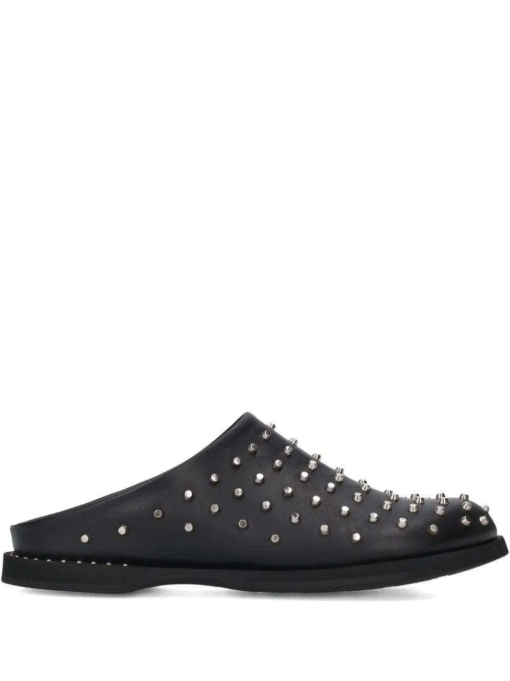 Premiata Studded M7152 Mules In Black