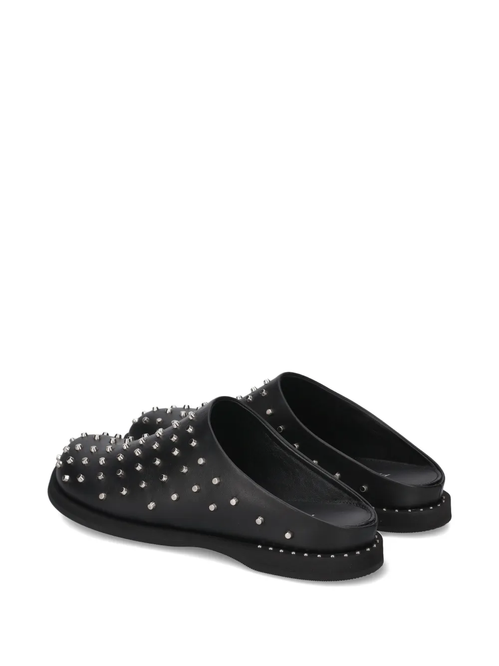 Premiata Studded M7152 Mules In Black