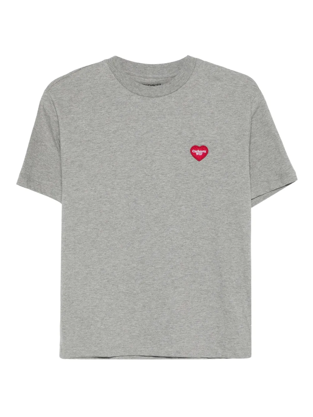 Carhartt WIP heart-patch T-shirt | Grey | Image 1