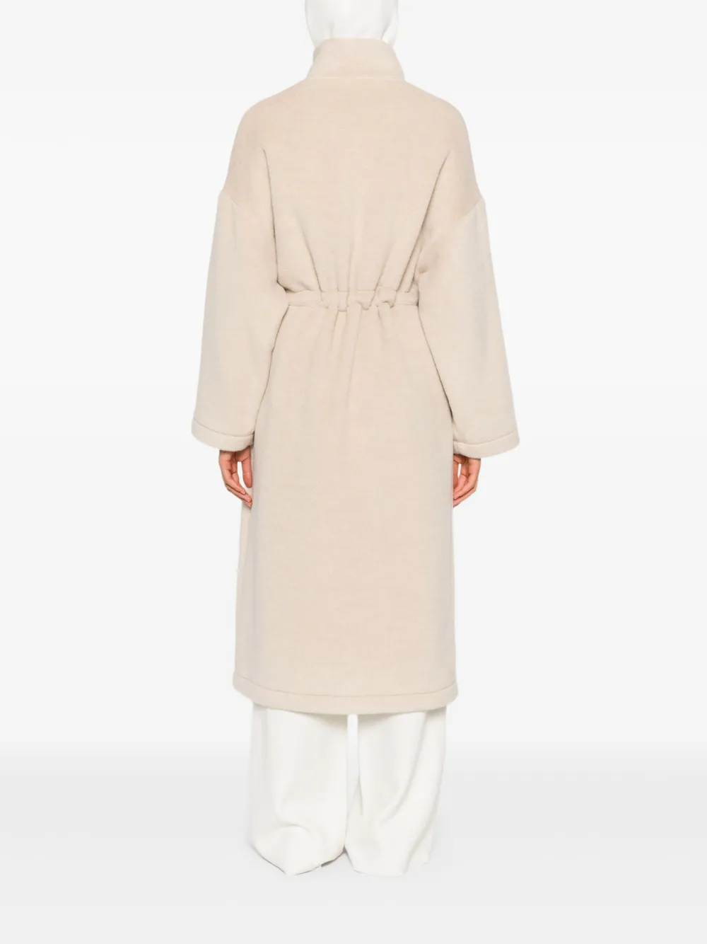 Eleventy Zip-up Coat In Neutral