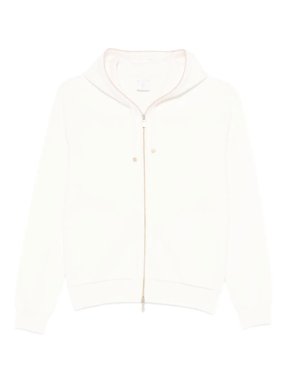 Eleventy hoodie con cierre | blanco | Image 1