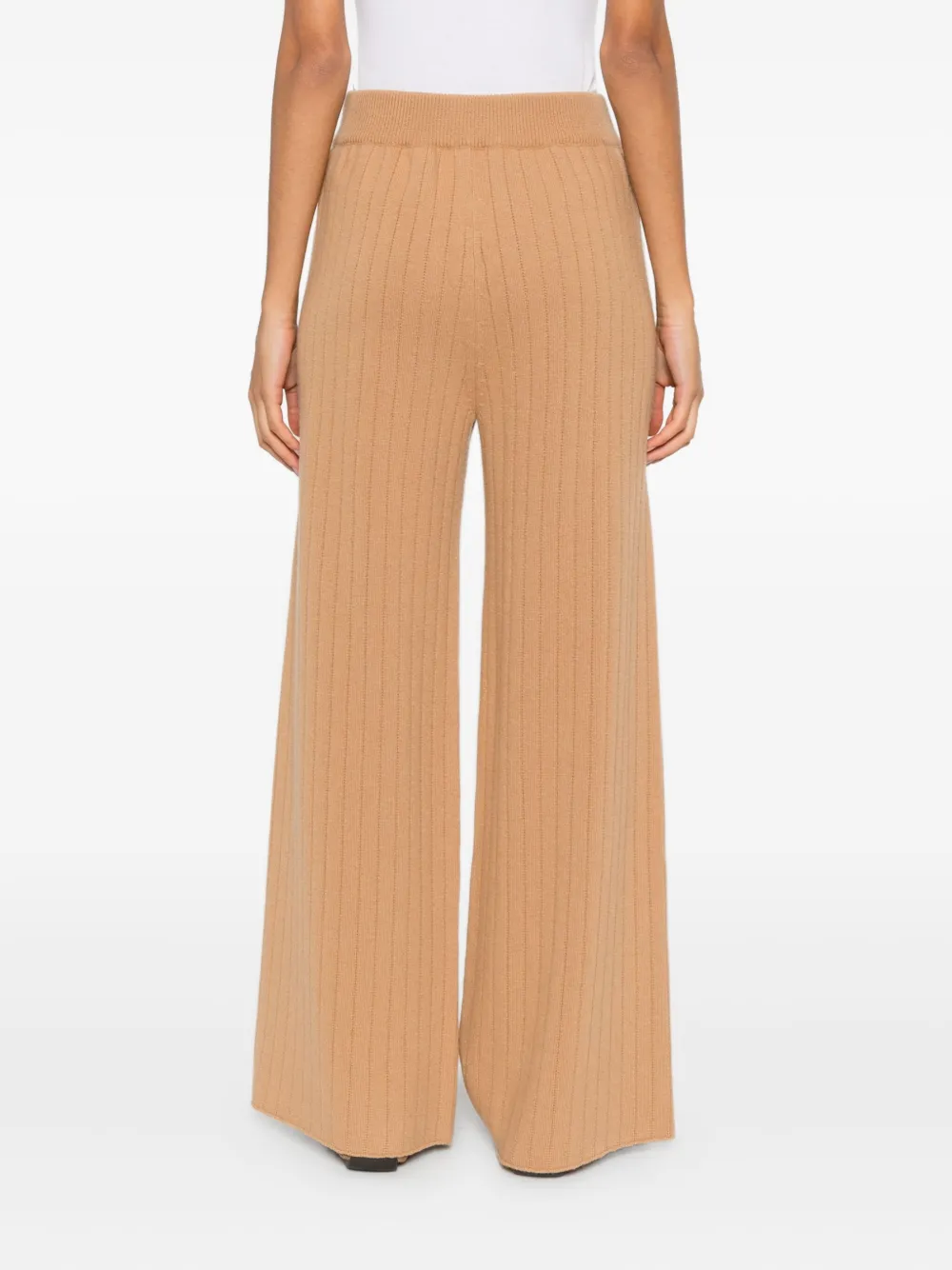 Eleventy Ribbed Trousers In Brown