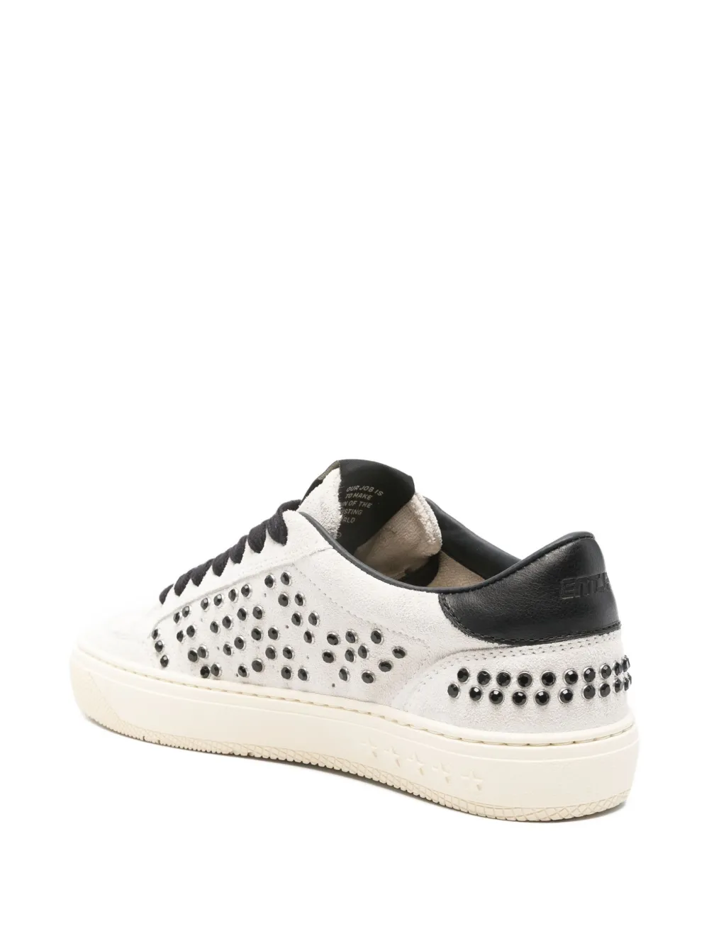 Enterprise Japan Suede Sneakers In White