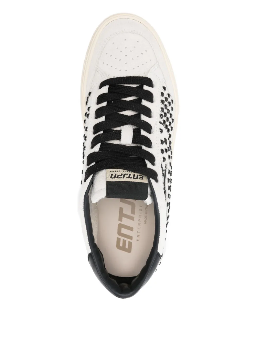 Enterprise Japan Suede Sneakers In White