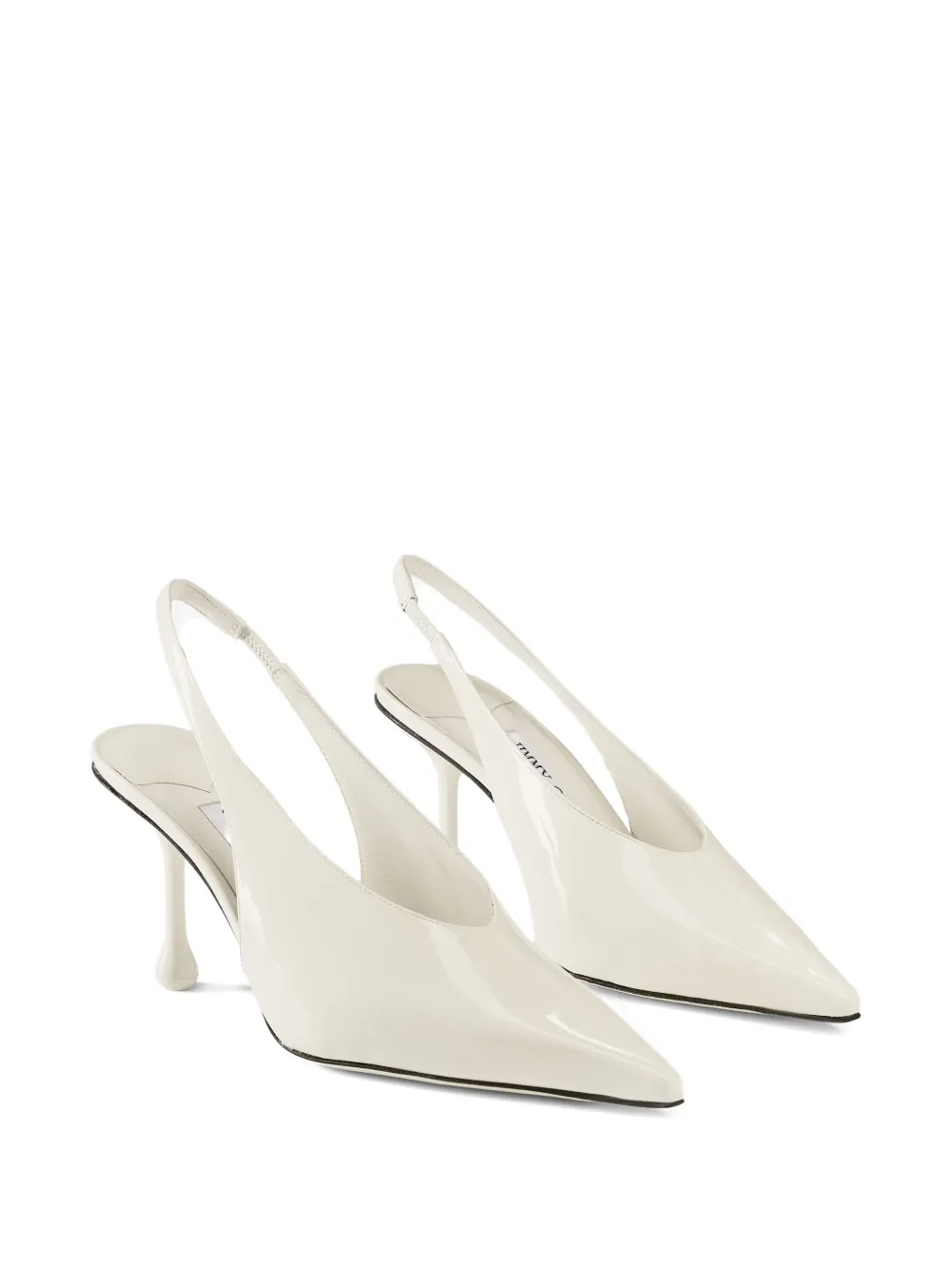 Jimmy Choo Isa slingback pumps met puntige neus Wit