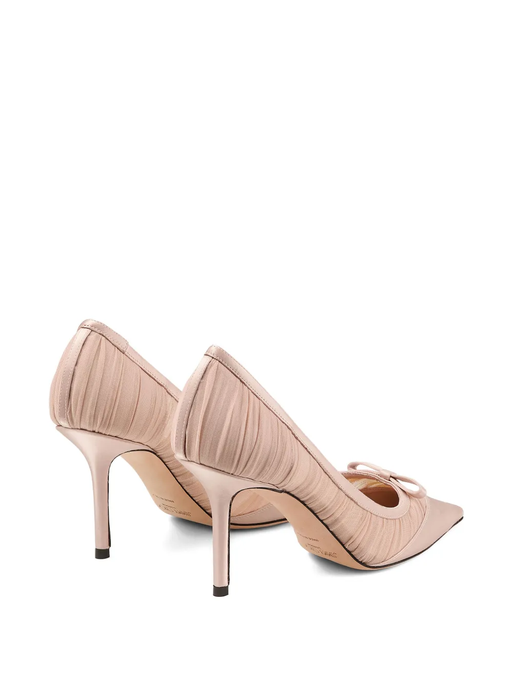 Jimmy Choo 85 mm Love pumps met strik Beige