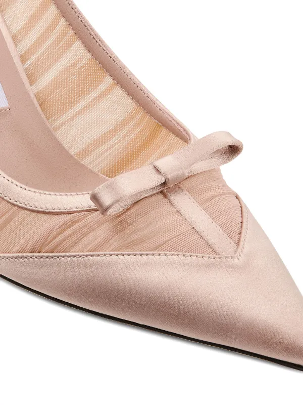 Jimmy Choo Love Mesh 85 Pumps | Neutrals | FARFETCH
