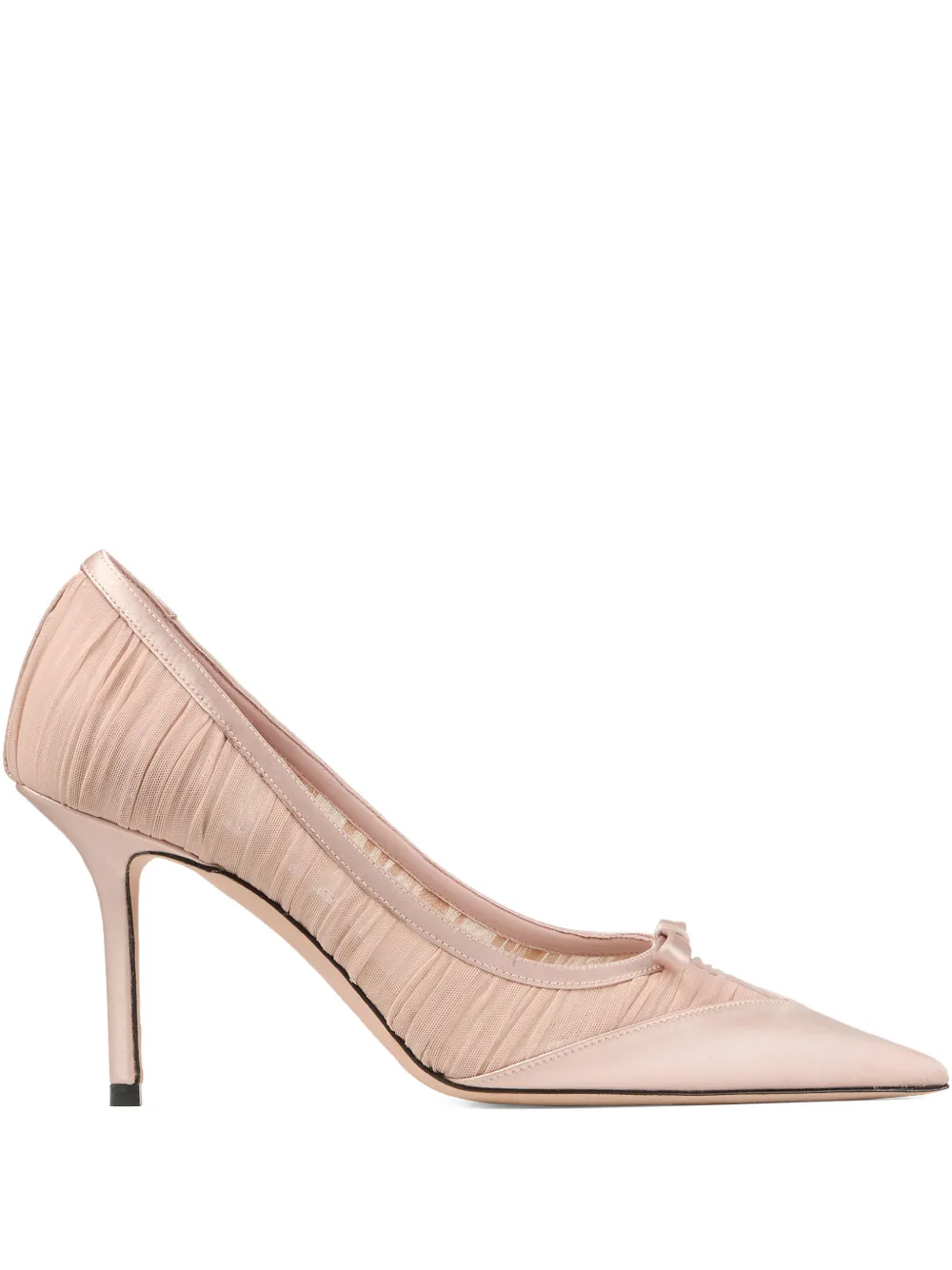 Jimmy Choo Pumps Love con fiocco 85mm - Toni neutri