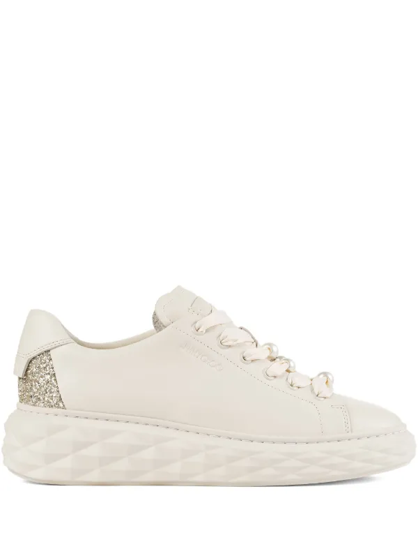 Jimmy Choo Diamond Light Maxi F Trainers in Neutrals