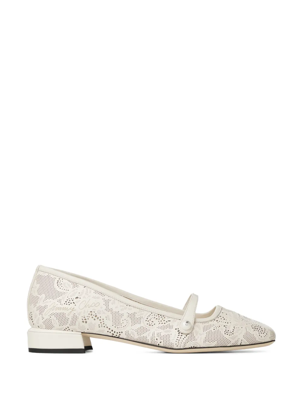Jimmy Choo Ballerine Elisa - Bianco